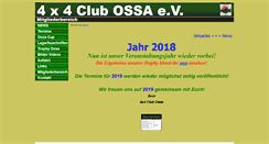 Desktop Screenshot of 4x4clubossa.de