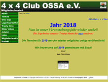 Tablet Screenshot of 4x4clubossa.de